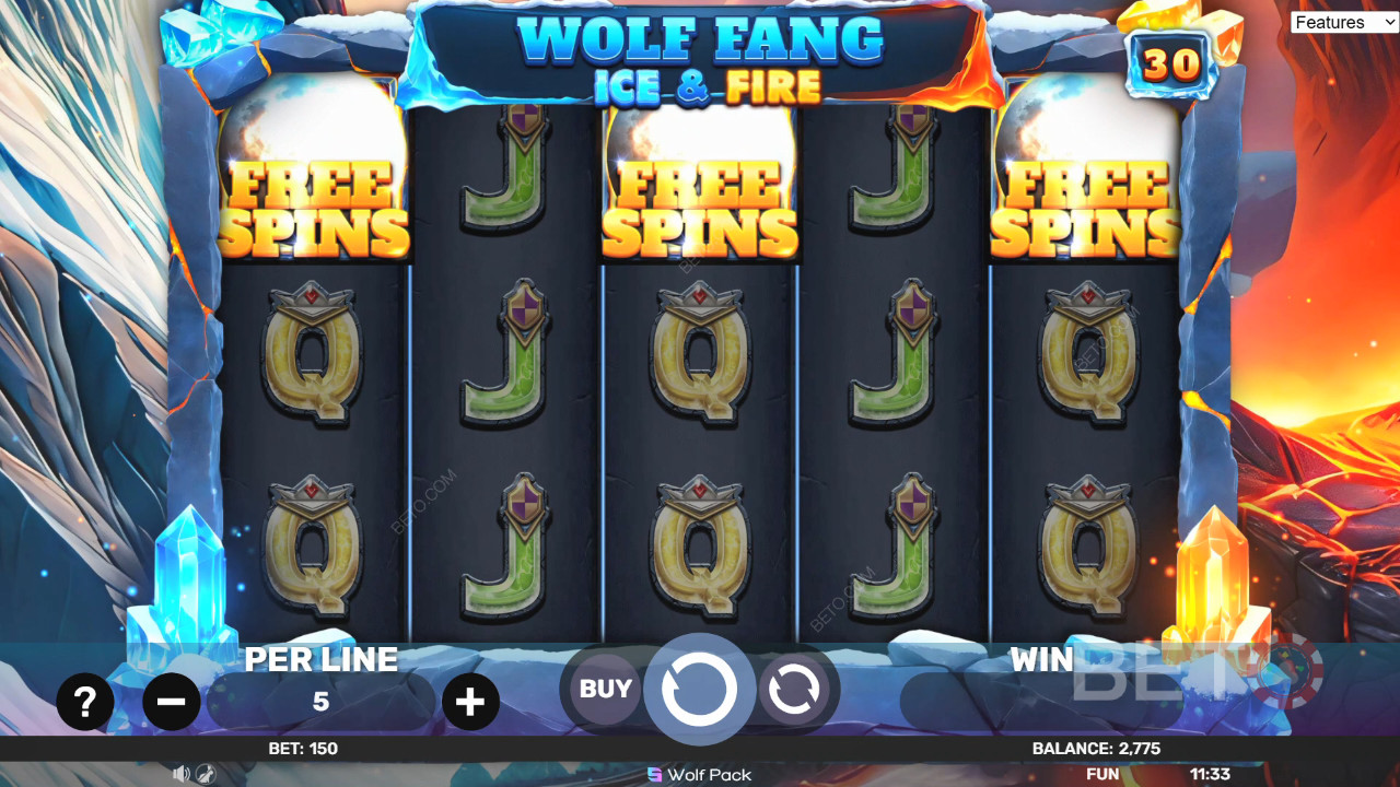 Wolf Fang - Ice & Fire Spill Gratis