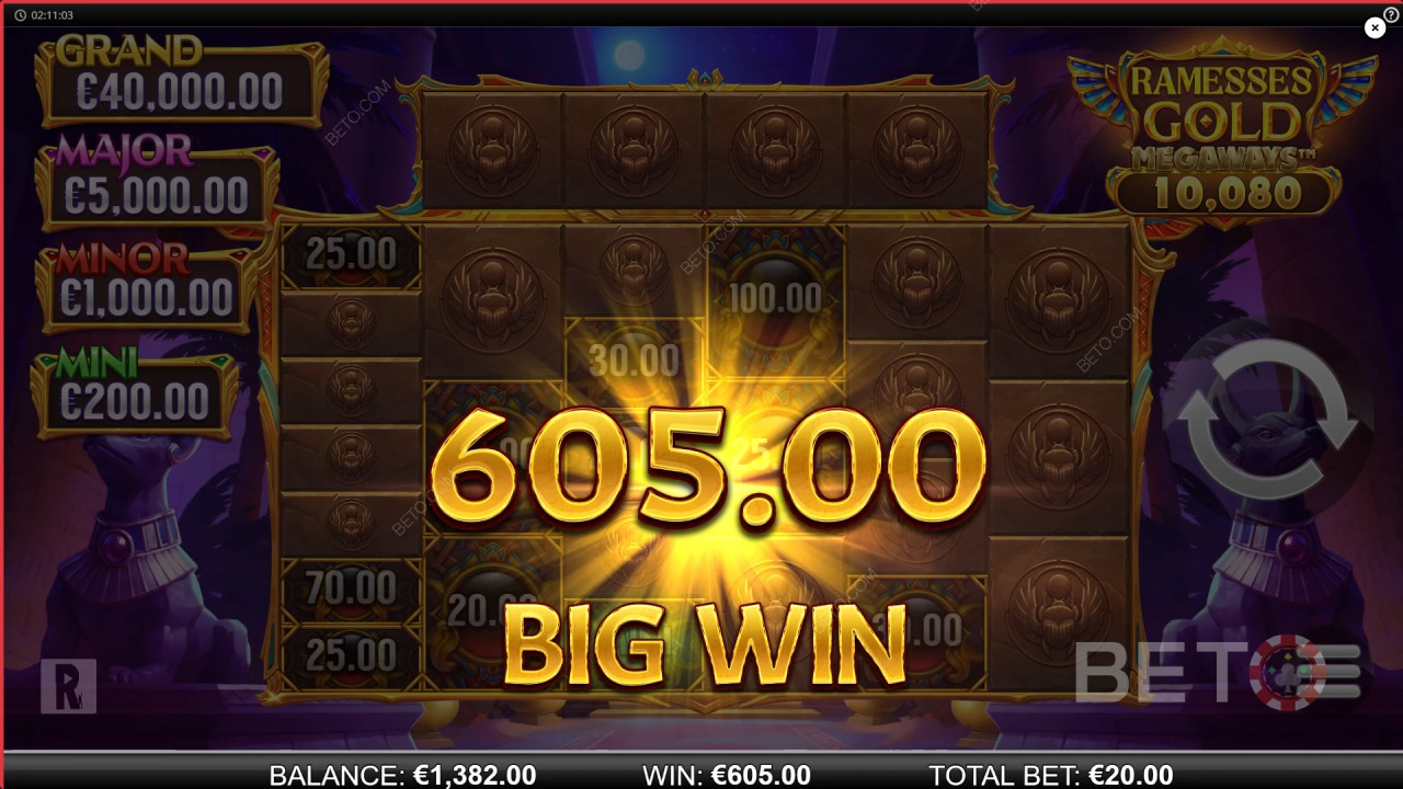 Ramesses Gold Megaways Spill Gratis
