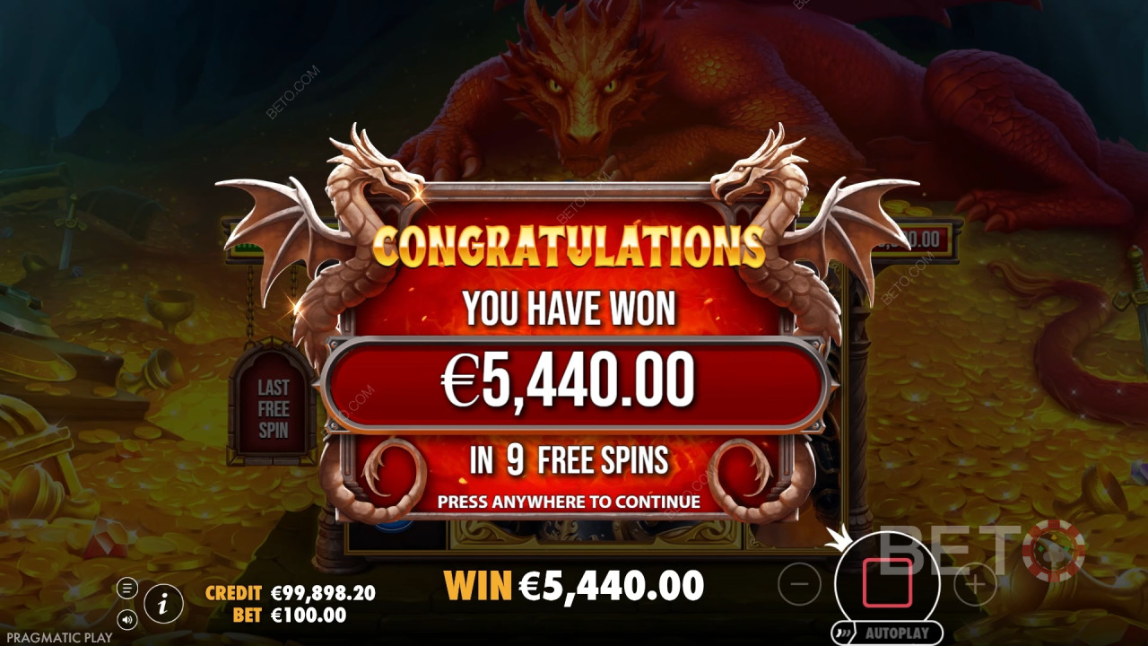 Vinn 15 000 ganger innsatsen din i Sleeping Dragon Online Slot!