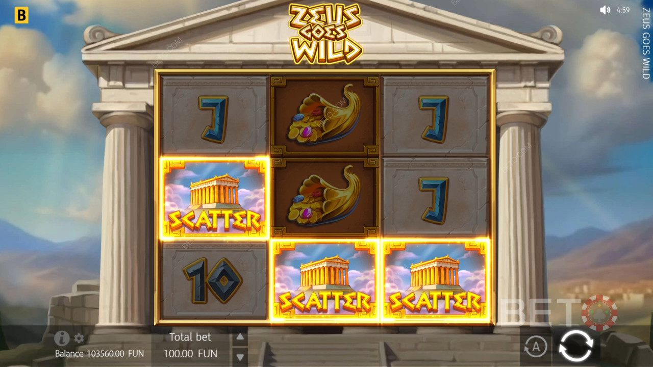 Zeus Goes Wild Spill Gratis