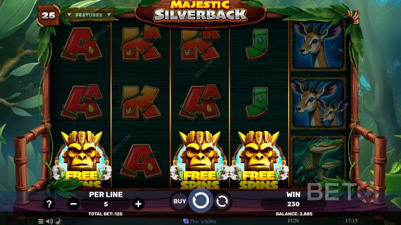 Majestic Silverback Anmeldelse av BETO Slots