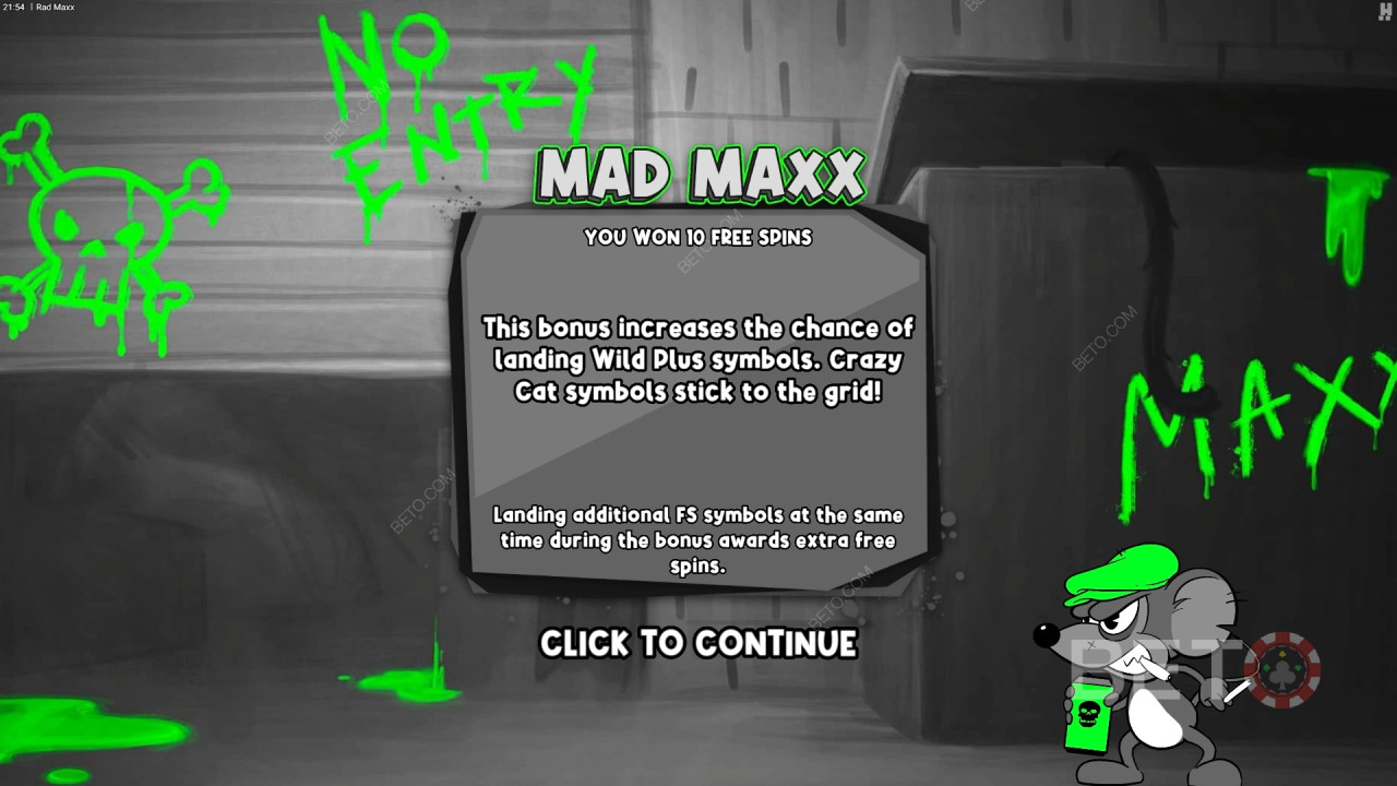Bonusfunksjoner forklart i Rad Maxx av Hacksaw Gaming