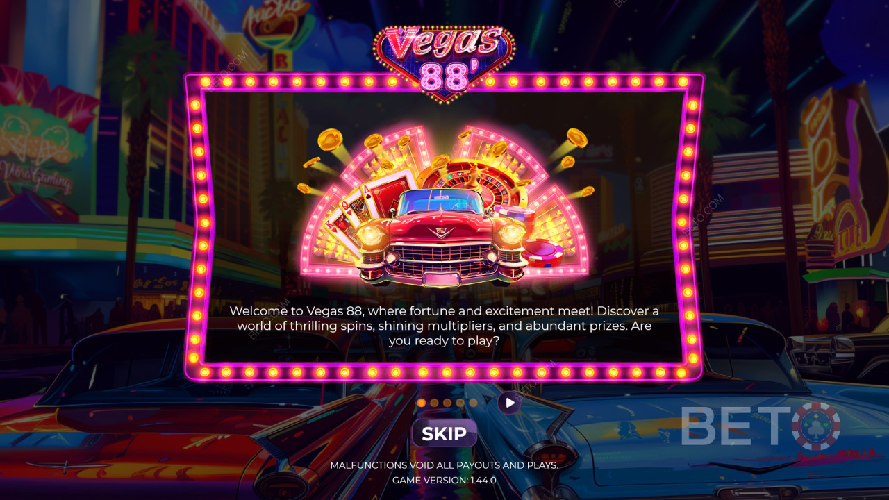 Tema og design: Neon Vegas Vibe