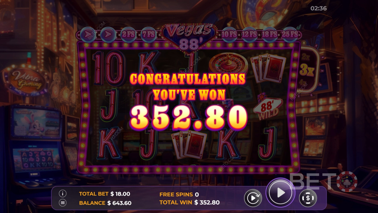 Vegas 88 Anmeldelse av BETO Slots