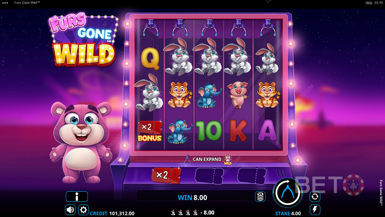 Tema og design: Carnival Animal Extravaganza