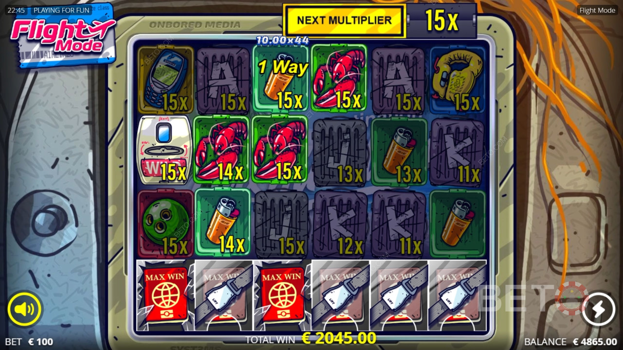 Flight Mode Anmeldelse av BETO Slots