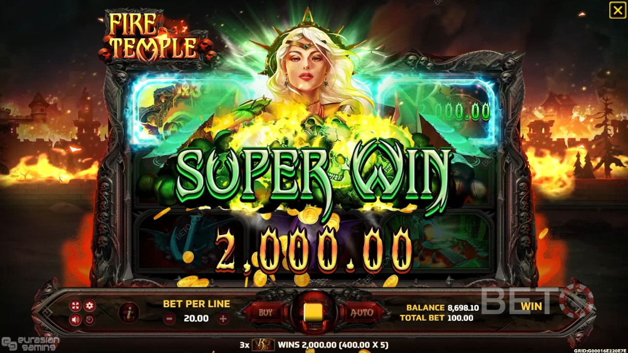 Fire Temple Anmeldelse av BETO Slots