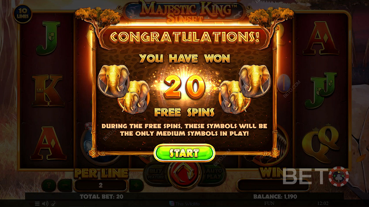 Lås opp gratisspinn-modusen for å få opptil 40 bonusspinn og øke vinnersjansene dine