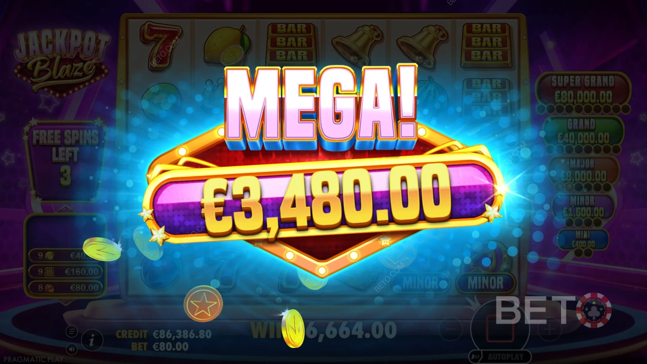 Bonusfunksjoner forklart i Jackpot Blaze by Pragmatic Play