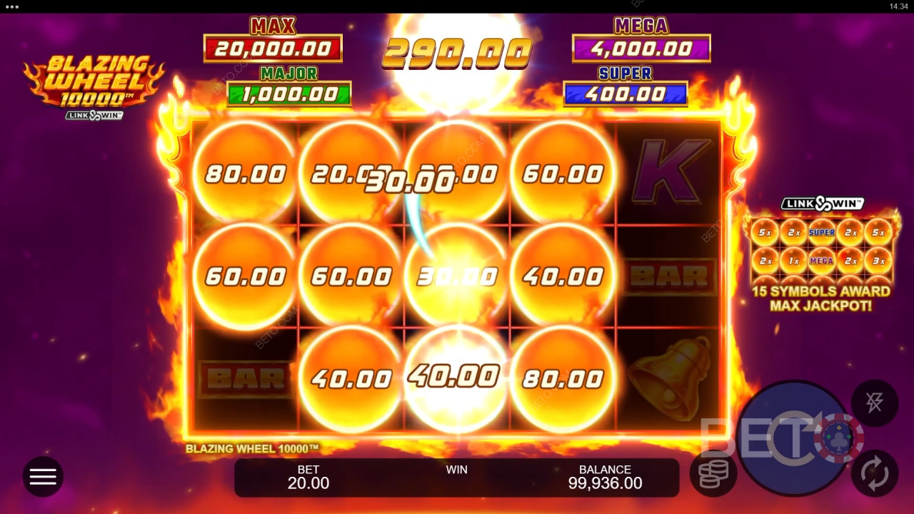 Blazing Wheel 10000 Anmeldelse av BETO Slots