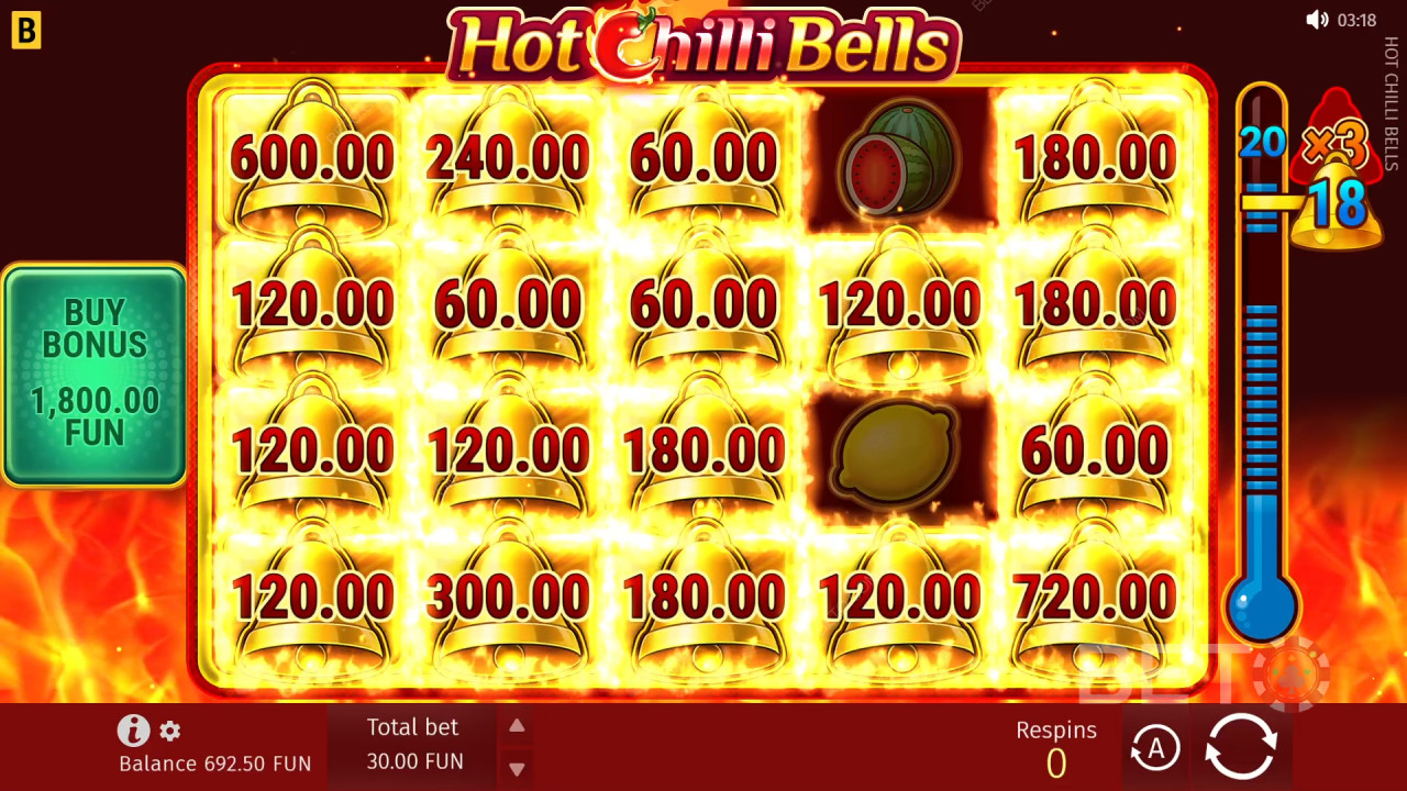 Hot Chilli Bells Anmeldelse av BETO Slots