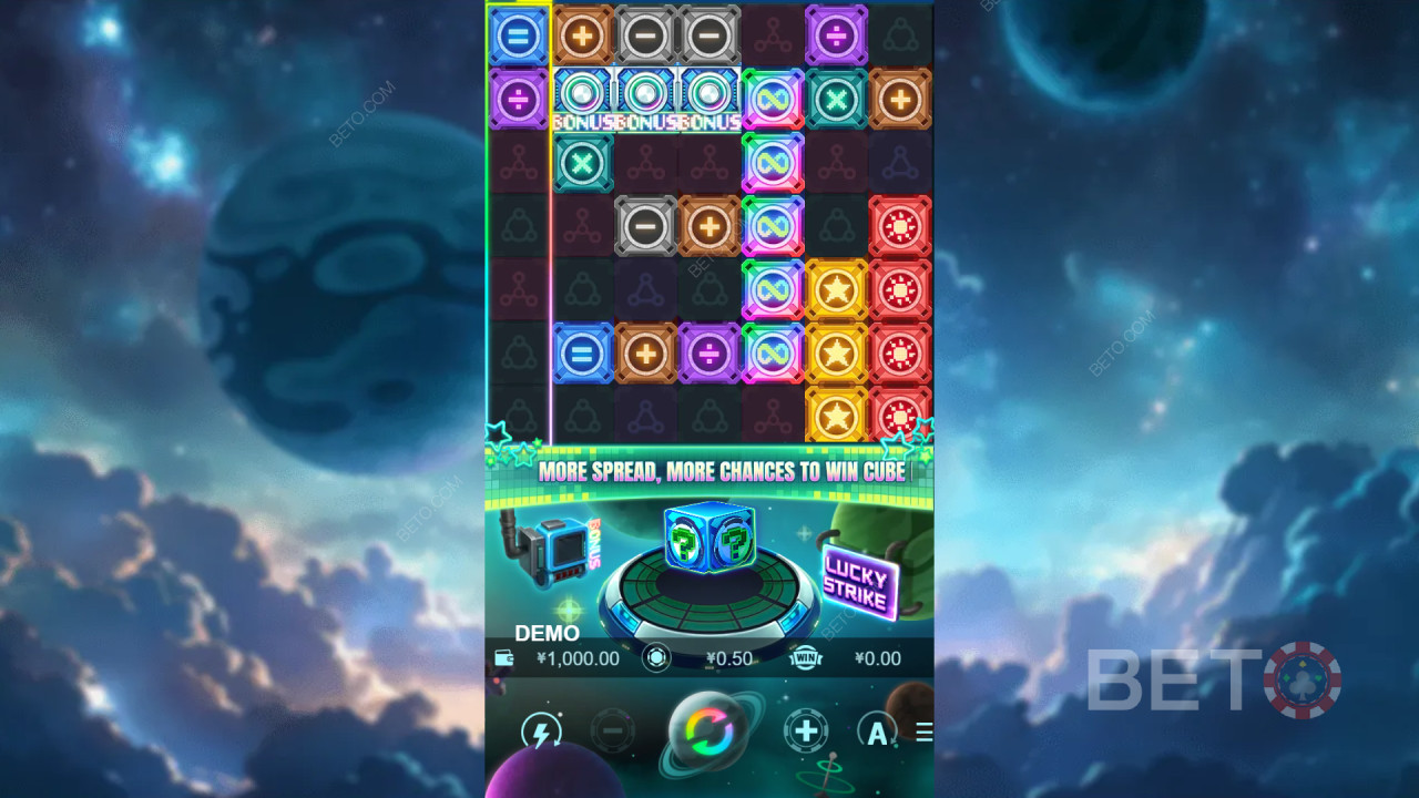 Bonusfunksjoner forklart i Cube? av PlayStar