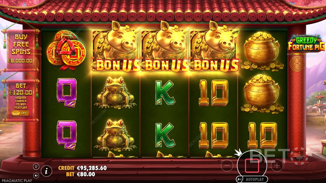 Greedy Fortune Pig Anmeldelse av BETO Slots