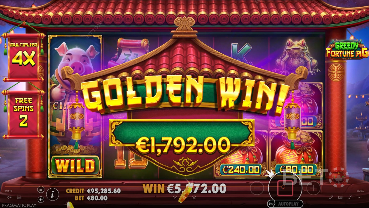 Bonusfunksjoner forklart i Greedy Fortune Pig by Pragmatic Play