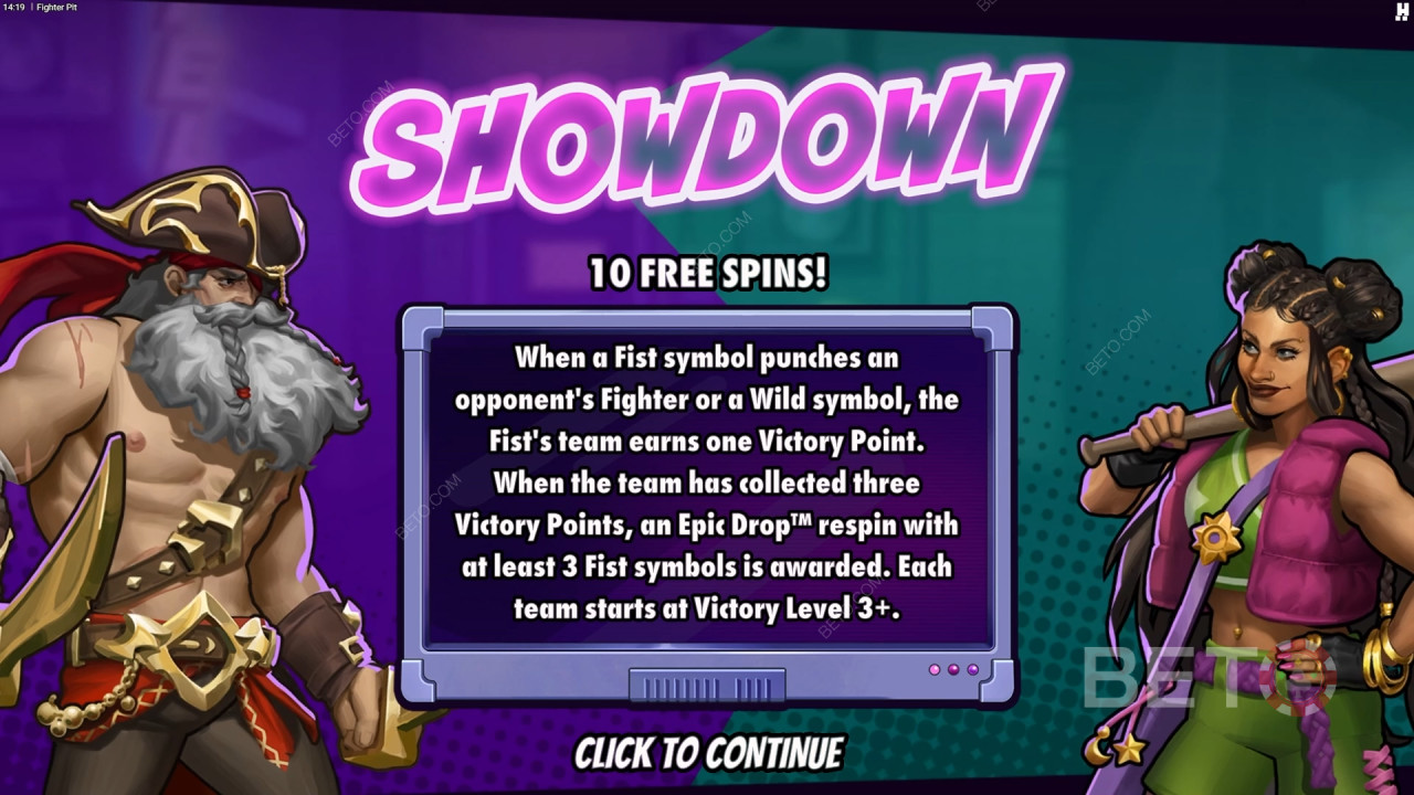 Vinn 10 000 ganger innsatsen din i Fighter Pit Online Slot!