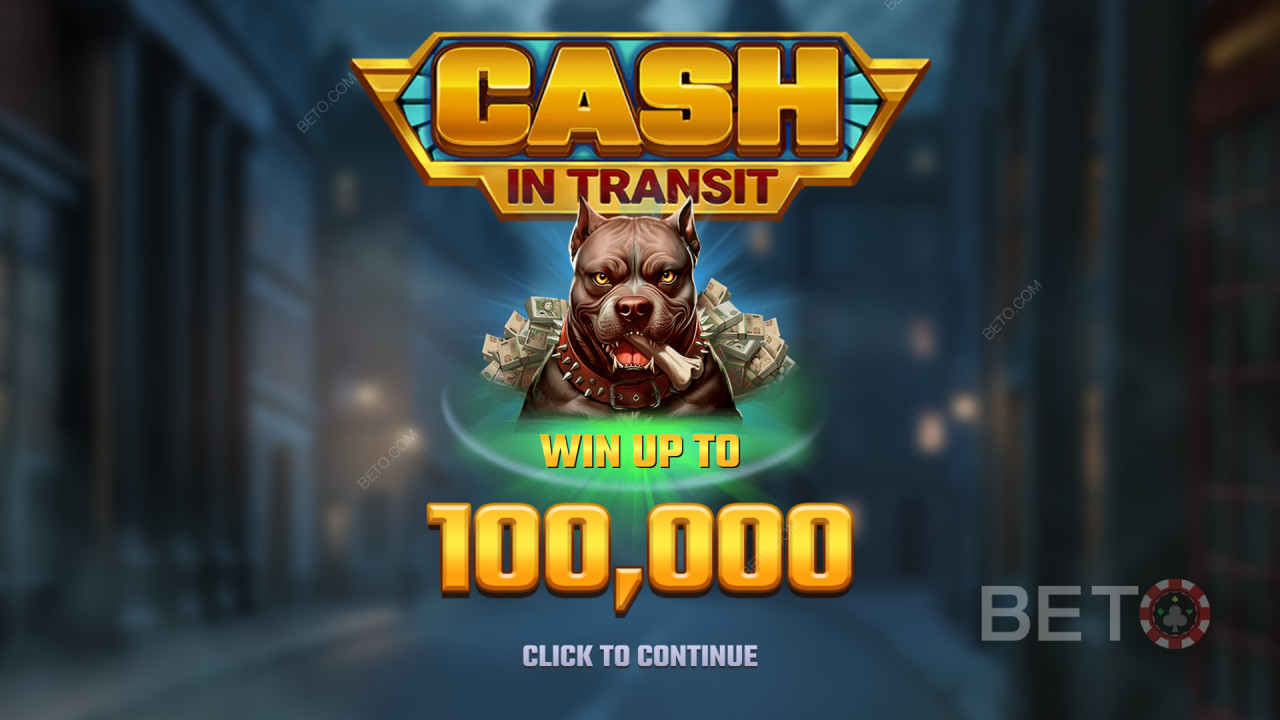 Vinn 10 000 ganger innsatsen din i Cash in Transit-spilleautomaten!