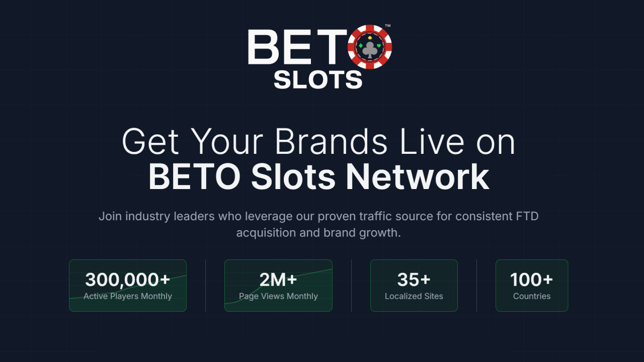 Partner med BETO Slots | Partnerskap med tilknyttede selskaper og operatører