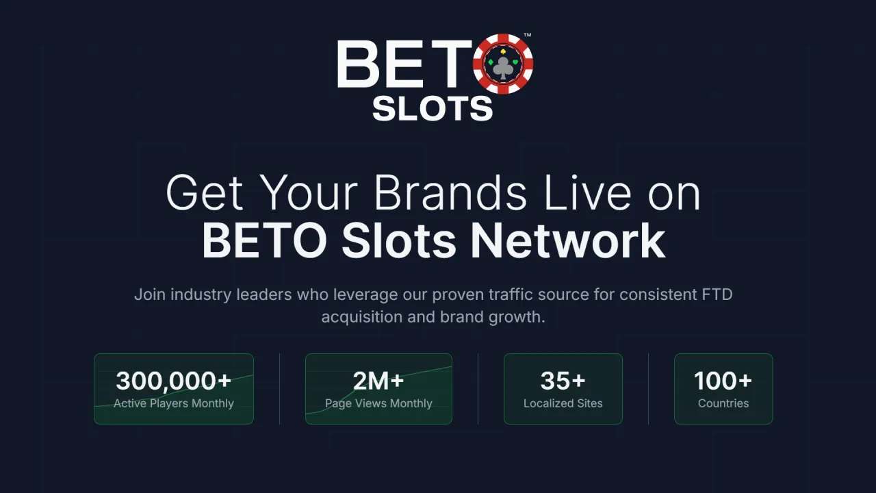 Partner med BETO Slots | Partnerskap med tilknyttede selskaper og operatører