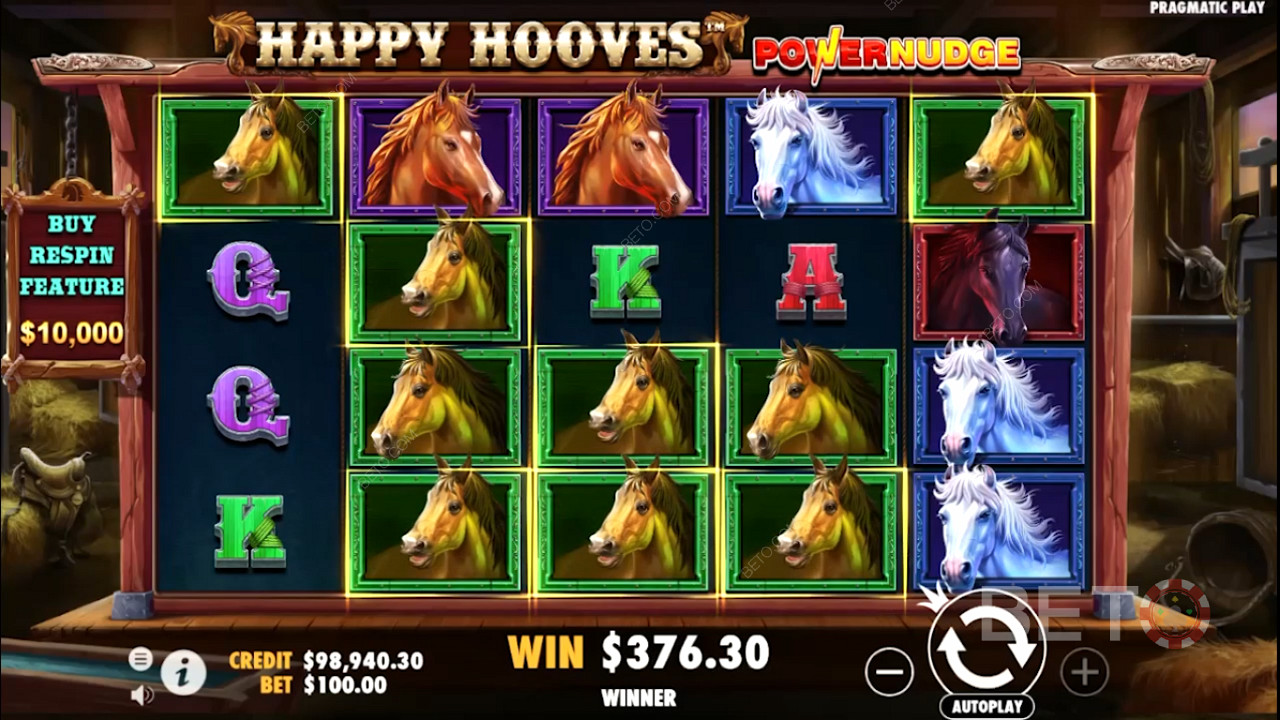 Blant hestesymbolene er det den røde hesten som gir mest valuta for pengene.