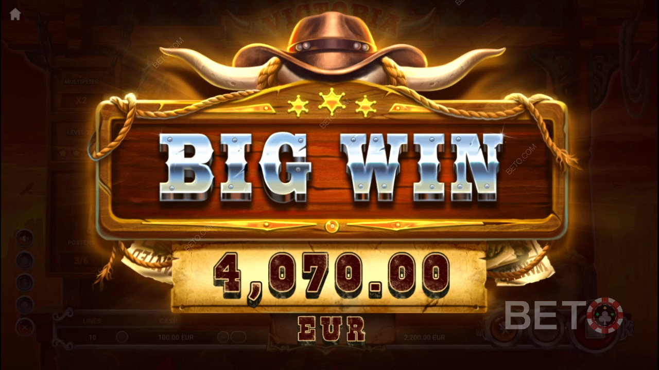 Spill nå og vinn opptil 4,000 ganger innsatsen i pengepremier i denne overfylte casinobonanzaen