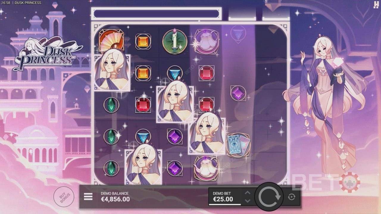 Anmeldelse av «Dusk Princess» av BETO Slots