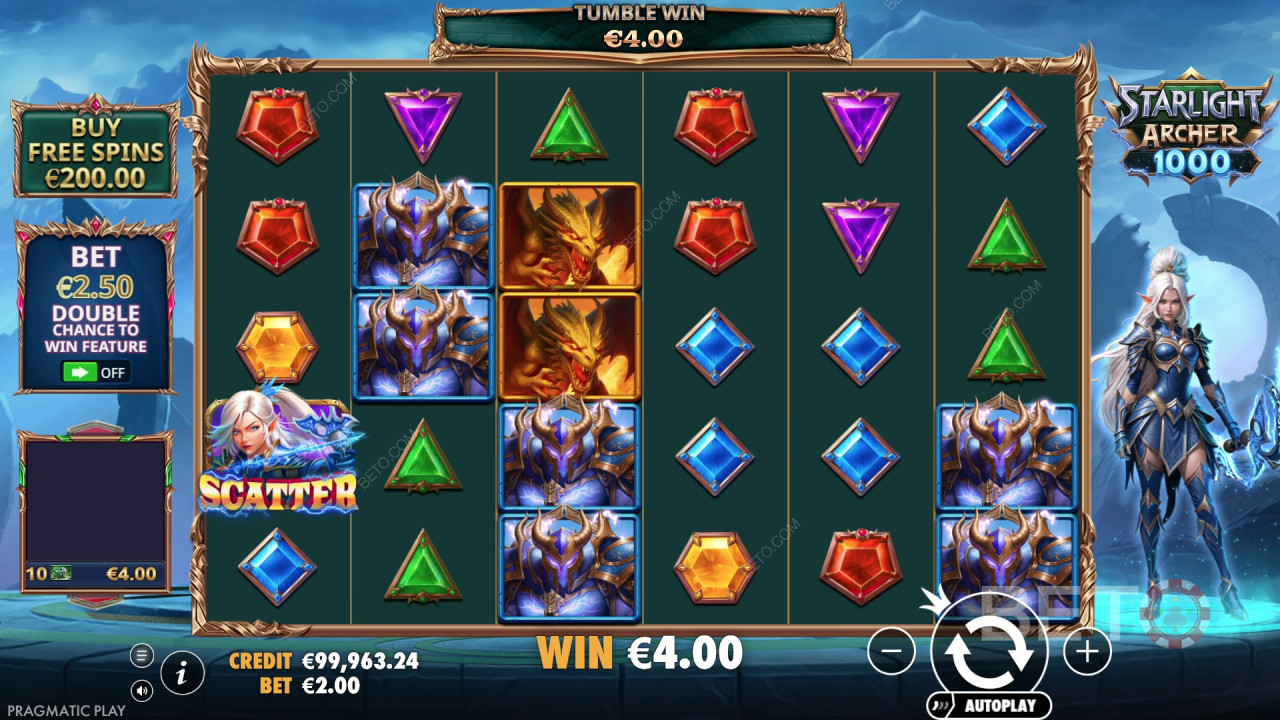 Anmeldelse av Starlight Archer 1000 av BETO Slots