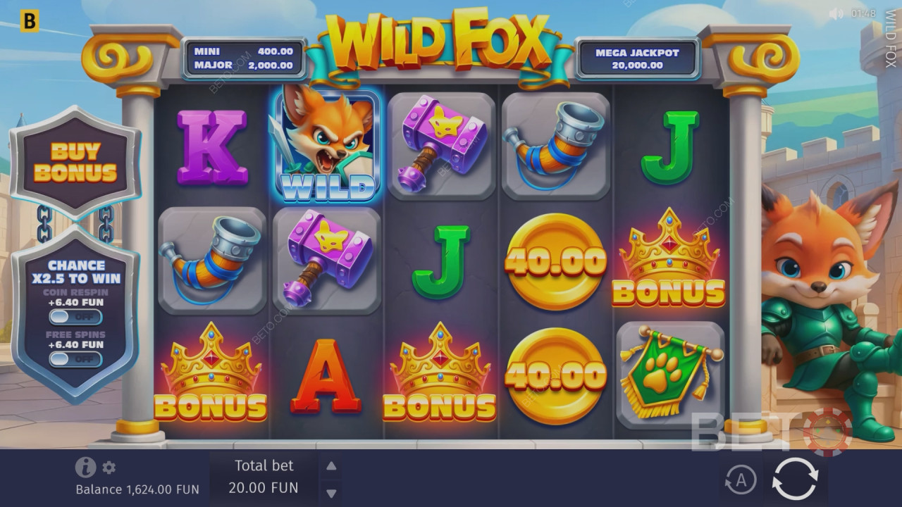 Wild Fox Spill Gratis