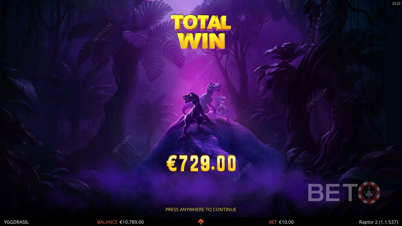 Anmeldelse av Raptor 2 av BETO Slots