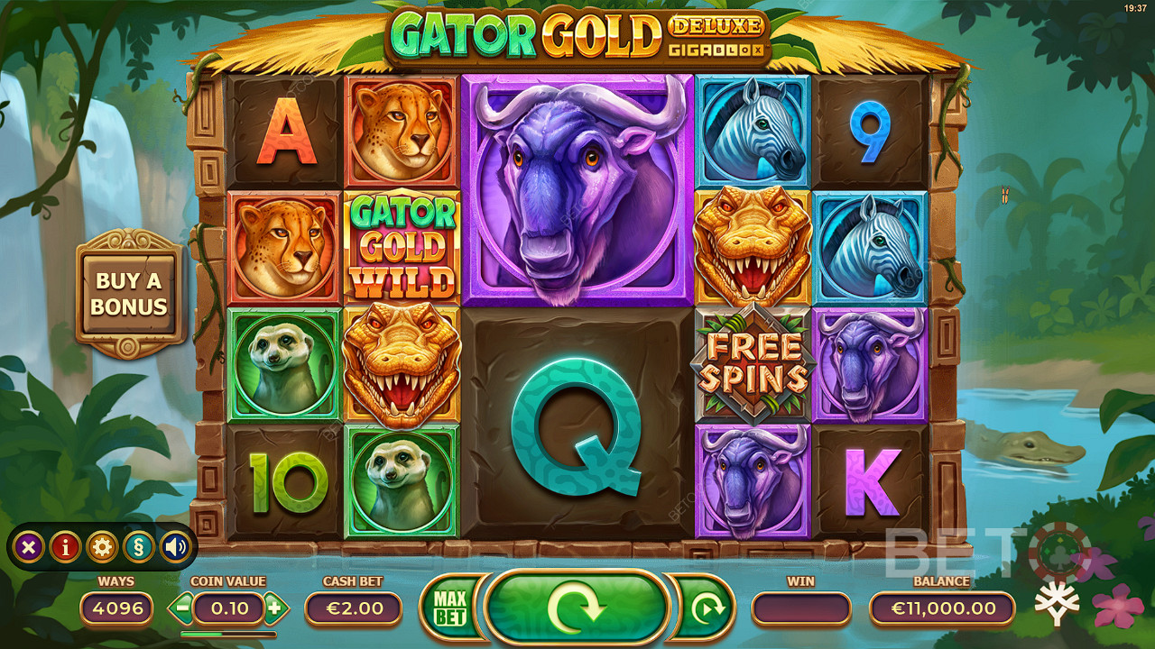 Gator Gold Deluxe Gigablox Spill Gratis