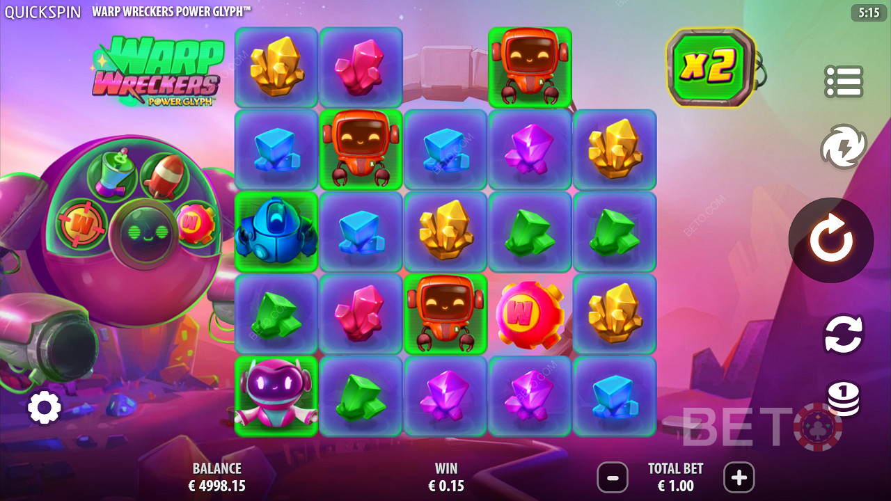 Warp Wreckers Power Glyph Spill Gratis