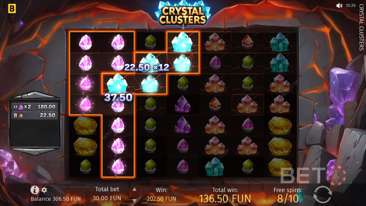 Bør du spille Crystal Clusters?