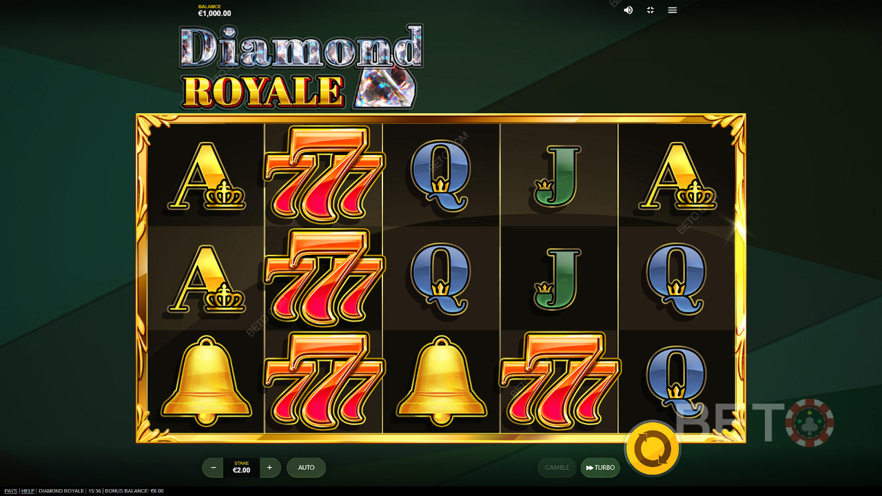 Diamond Royale Anmeldelse av BETO Slots