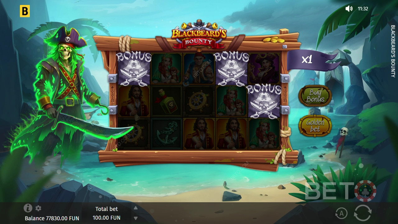 Blackbeard's Bounty (BGAMING) Spill Gratis