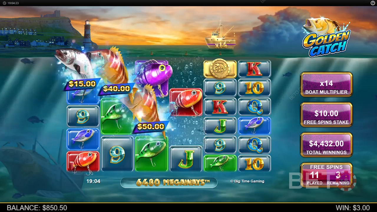 Golden Catch Spill Gratis