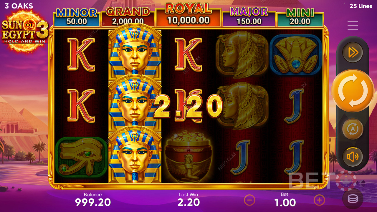 Sun of Egypt 3 Video Slot - Endelig dom