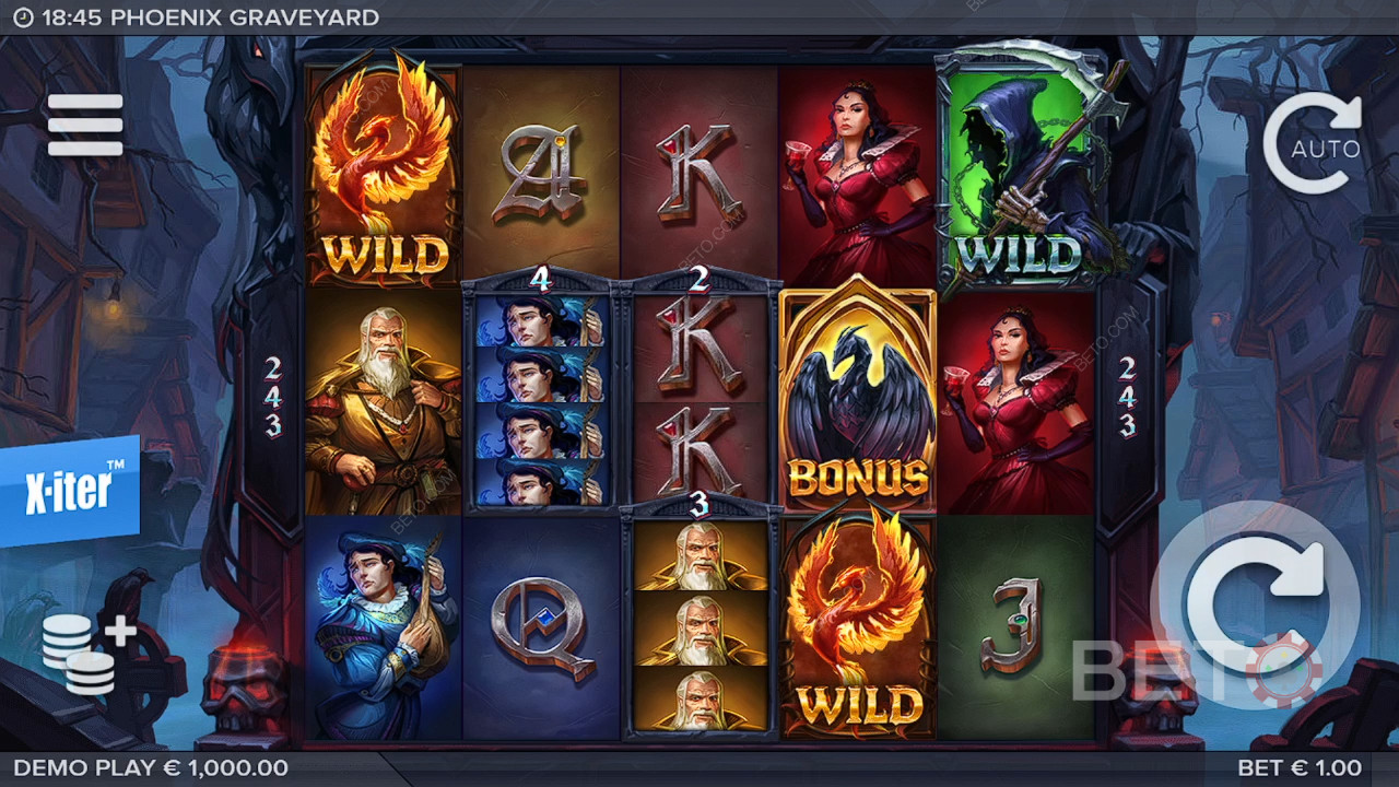 Phoenix Graveyard Anmeldelse av BETO Slots