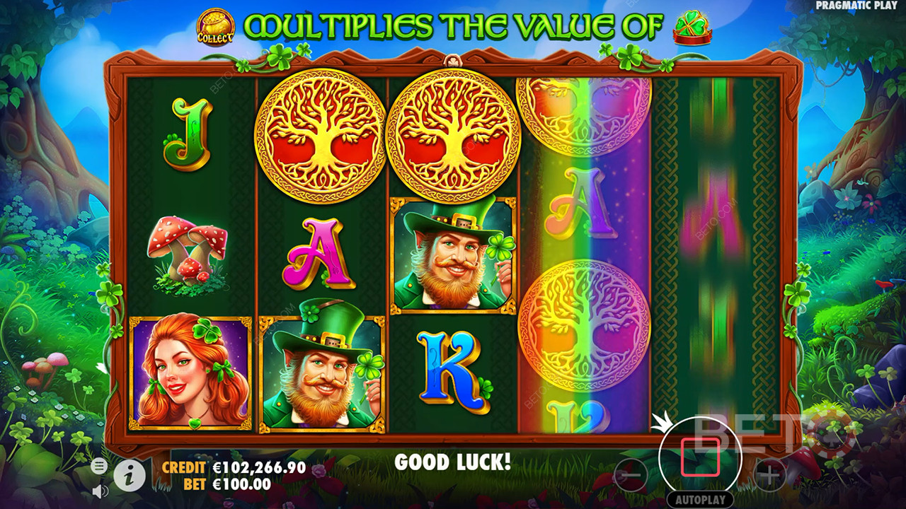 Bonusfunksjoner forklart i Clover Gold av Pragmatic Play