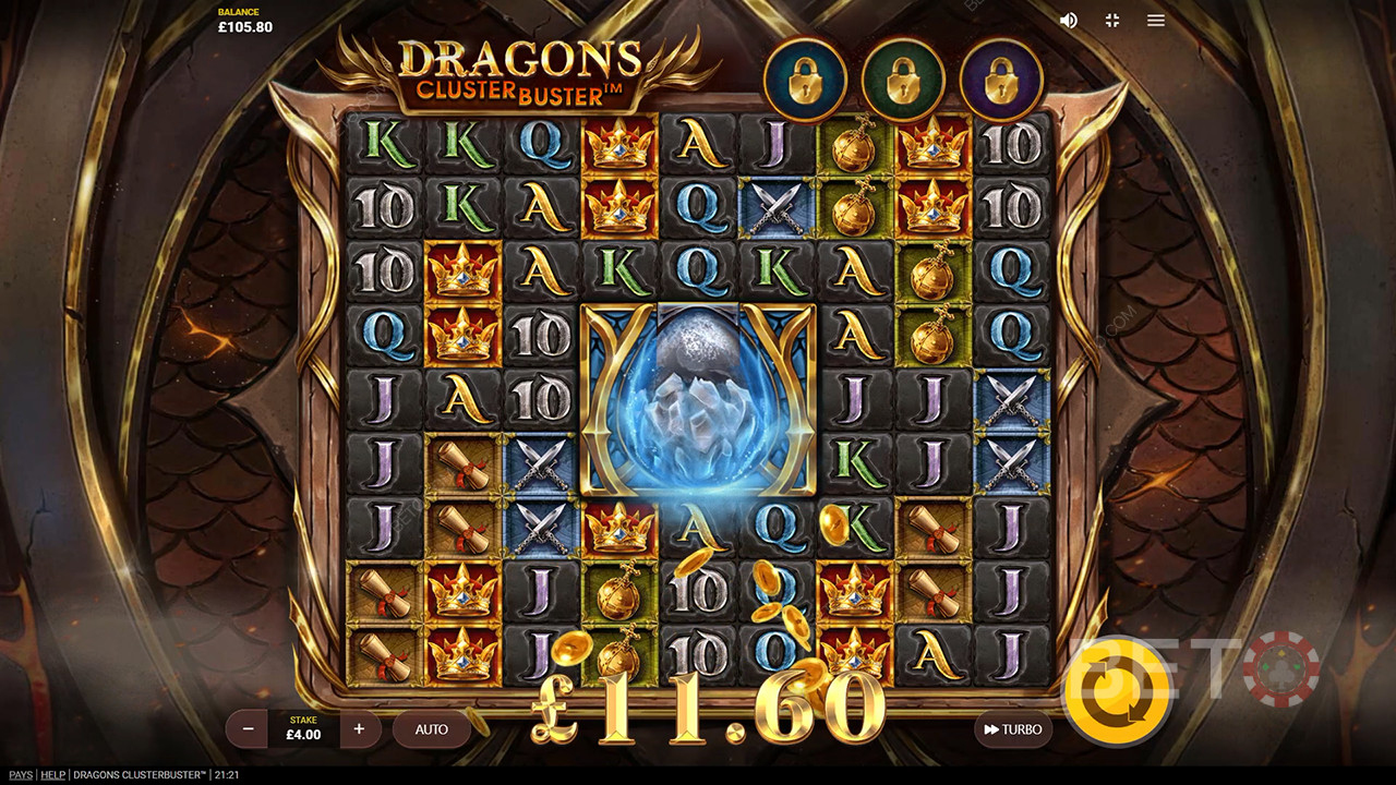Bonusfunksjoner forklart i Dragons Clusterbuster av Red Tiger