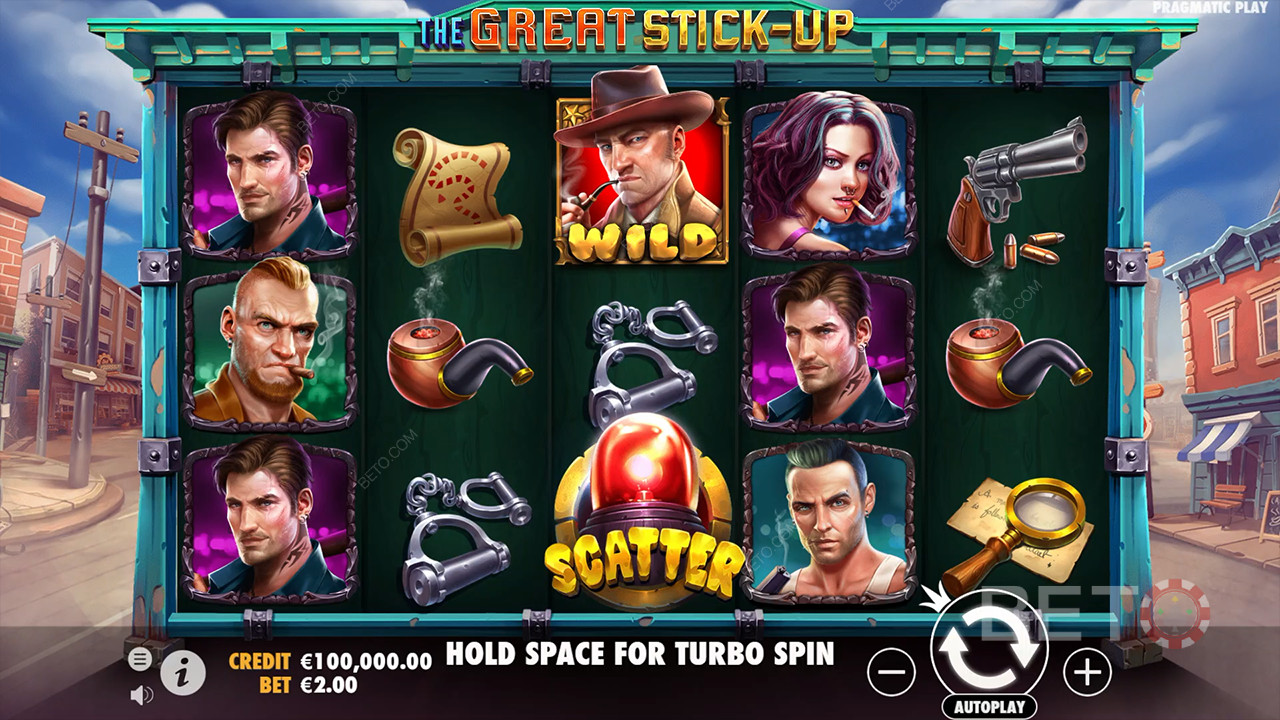 The Great Stick-Up Anmeldelse av BETO Slots