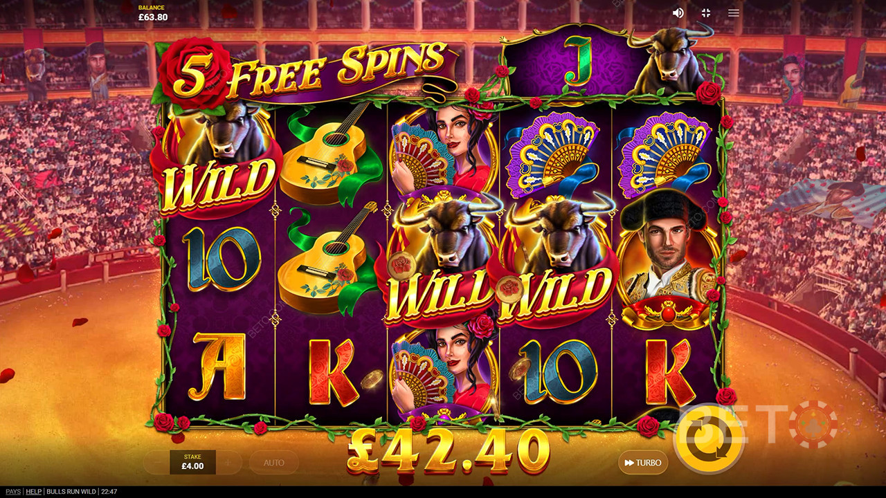 Bulls Run Wild Anmeldelse av BETO Slots