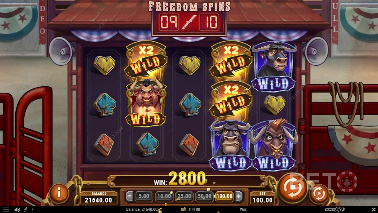 Bull in a Rodeo Spill Gratis