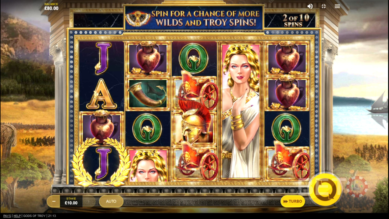 Gods of Troy Anmeldelse av BETO Slots