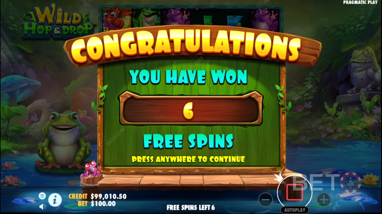 Bonusfunksjoner forklart i Wild Hop and Drop by Pragmatic Play