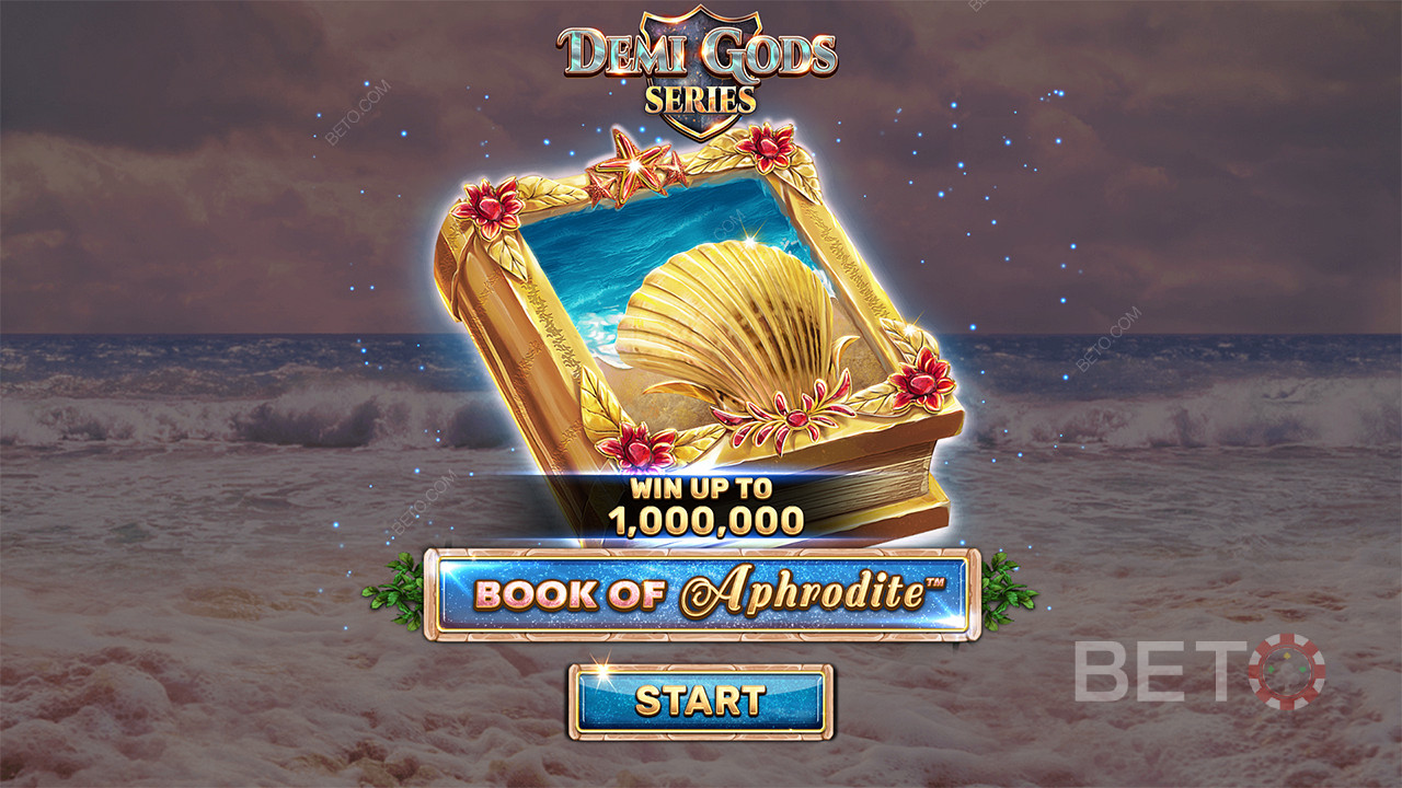 Nyt en maksimal gevinst på 10 000 ganger innsatsen din i Book of Aphrodite-spilleautomaten