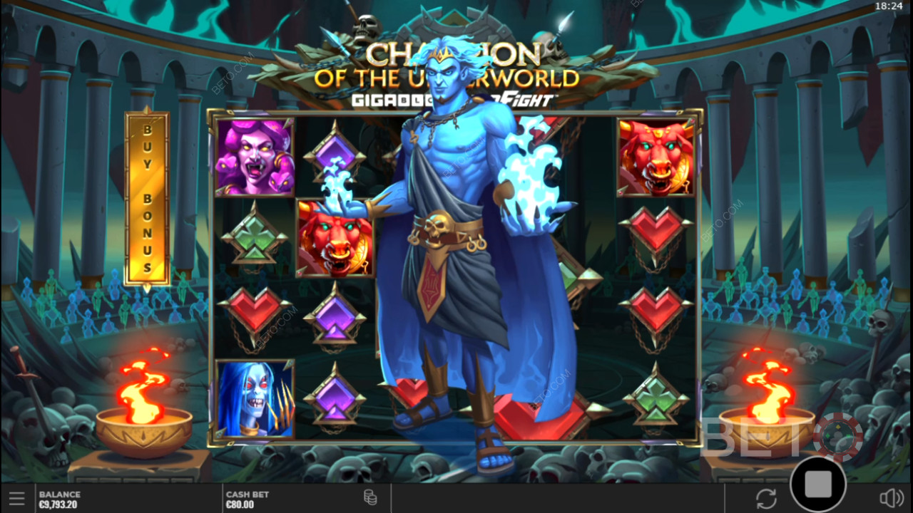 Champion of the Underworld Anmeldelse av BETO Slots