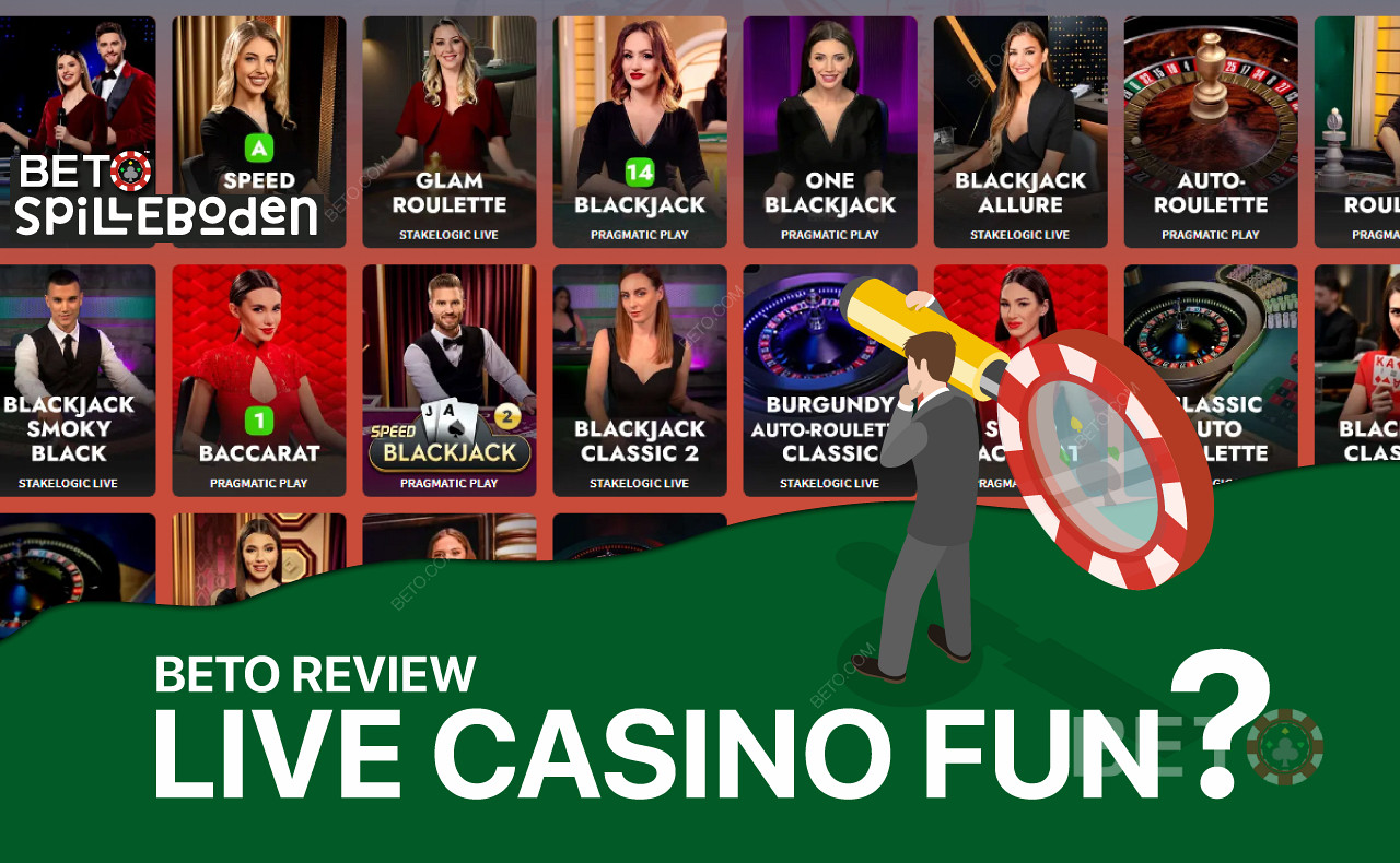 Vi tester om Spillebodens Live Casino er verdt tiden din.