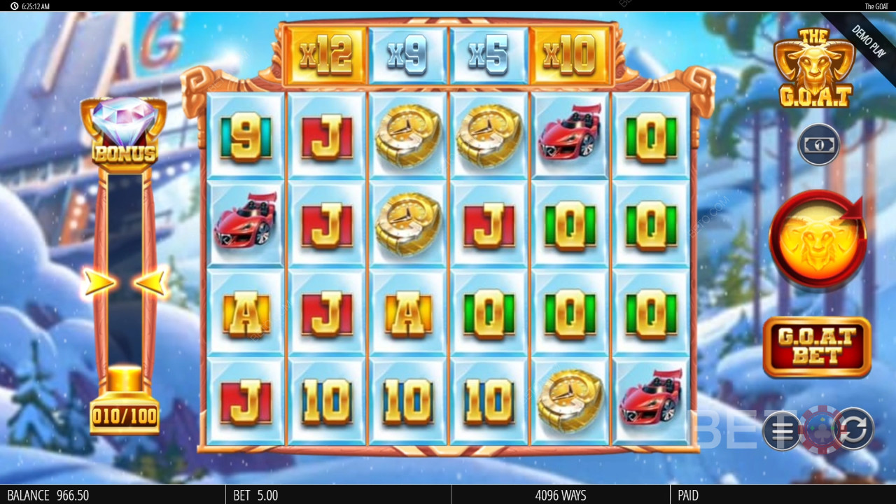 The G.O.A.T Anmeldelse av BETO Slots