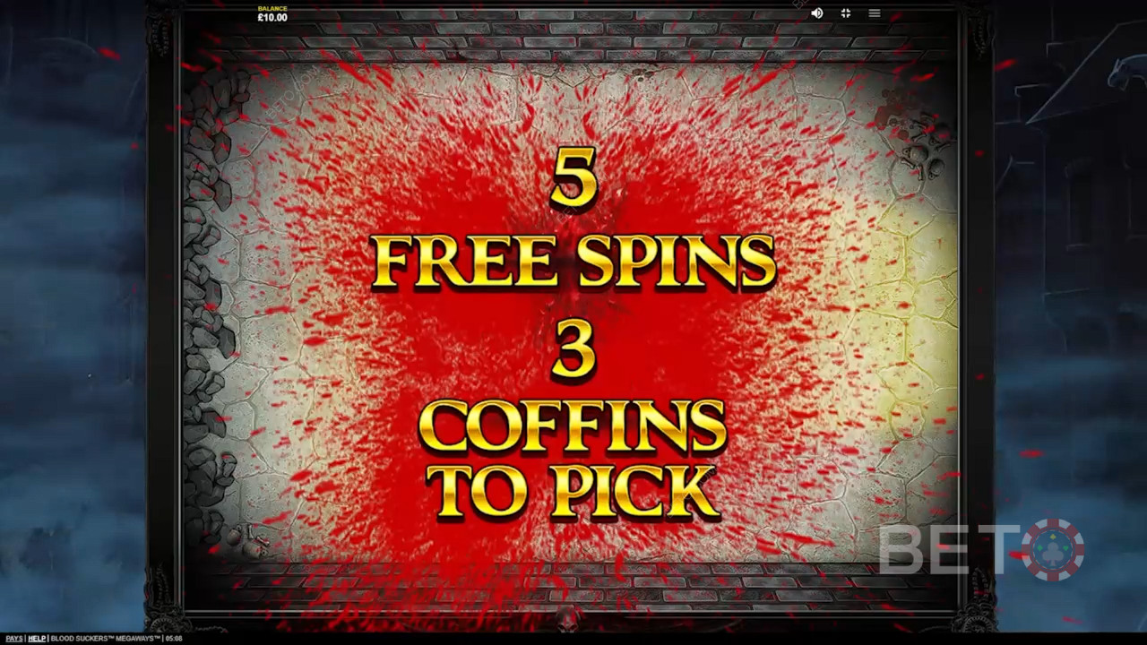 Bonusfunksjoner forklart i Blood Suckers Megaways av Red Tiger