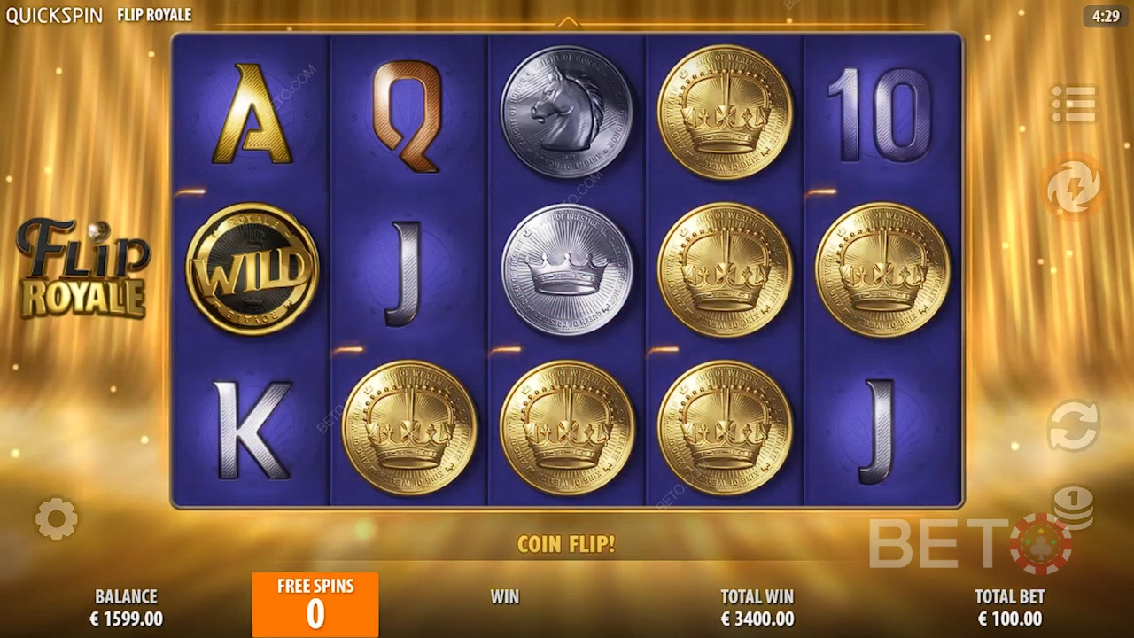 Flip Royale Anmeldelse av BETO Slots