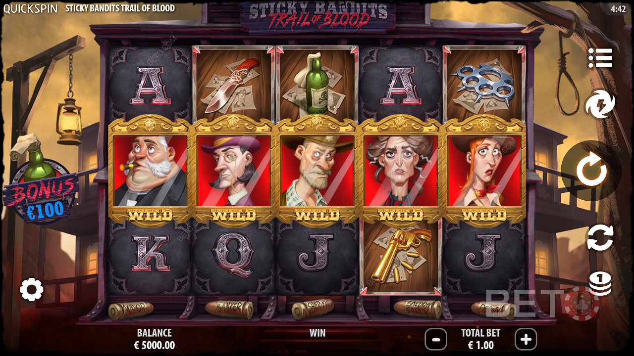 Sticky Bandits Trail of Blood Spill Gratis